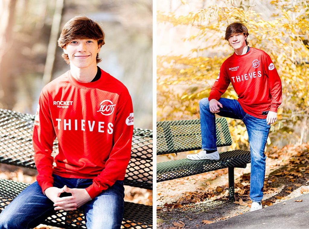 fall portrait photography senior guy 